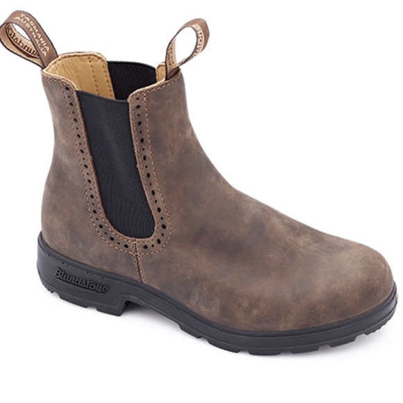 Blundstone Shoes - Blundstone High Top Rustic Brown Boots